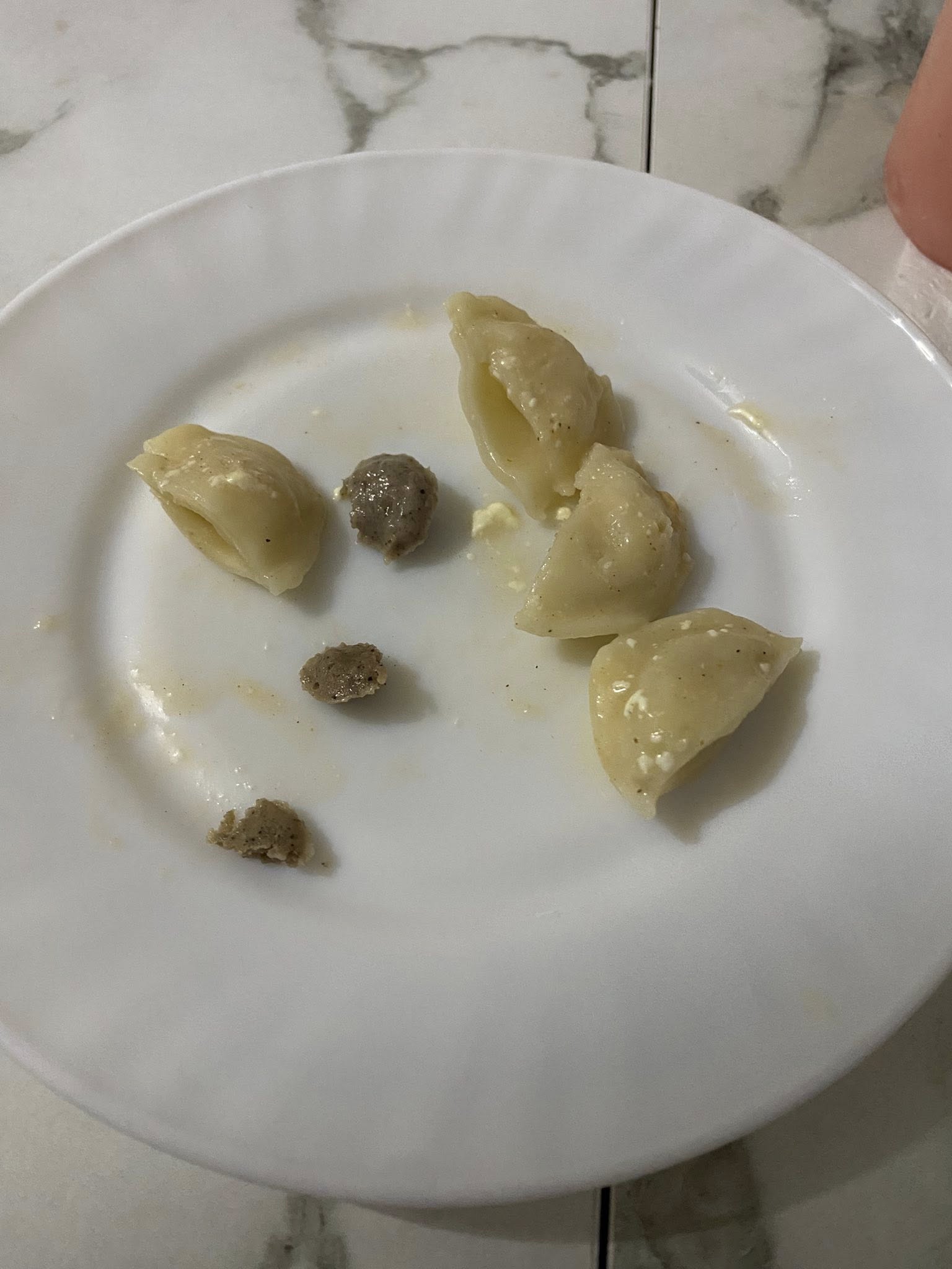 пельмени Rera - одно тесто без мяса